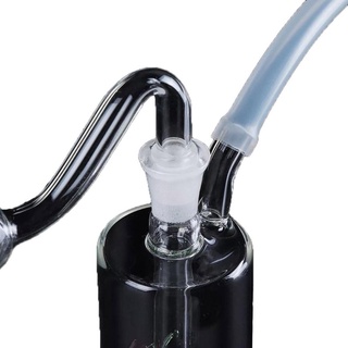 Glass Water Pipe Three-color LED Glass Hookah Bong Straight Glass Pipe Holder (6)