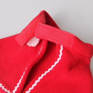 mini falda capa roja navidad perro gato pequeño capa