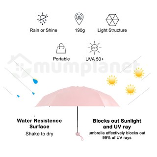 [gratis] paraguas plegable portátil ligero ancho firme soleado paraguas con 8 huesos a prueba de viento paraguas (3)