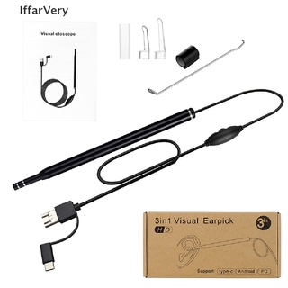 [IffarVery] Mini Cuchara De Endoscopio Para Limpieza De Oídos Para Cámara , Remoción Visual De Cera Para .