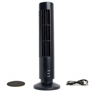 Ventilador portátil USB Vertical sin cuchilla 2 modos ajustable Mini aire acondicionado ventilador escritorio torre de enfriamiento ventilador para el hogar u oficina (5)