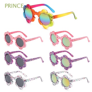 prince lentes de sol de viaje en forma de flor para niños/niñas/niños/lentes de sol de fotografía/linda fiesta colorida/lentes de sol redondos de flores