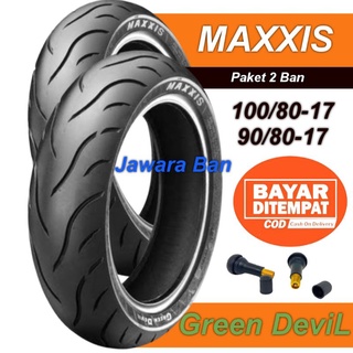 Paquete de neumáticos maxxis Green DeviL uk 100/80-17 y 90/80-17 VERZA CBR 150 y Megapro producción de año nuevo