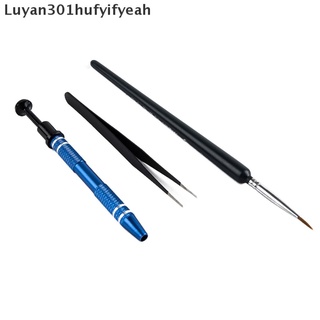 [Luyan301hufyifyeah] 4Pcs/set Lube Brush Tweezers Switch Stem Holder Tools For MX Mechanical Keyboard Hot Sale