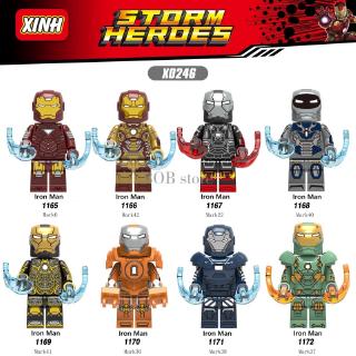 Avengers Iron Man Lego Minifigures Building Blocks Toys