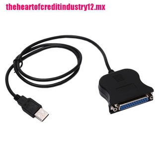[theheartofcreditindustry12.mx]IEEE 1284 25 pines puerto paralelo a USB 2.0 Cable de impresora USB a adaptador paralelo