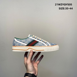 marca de lujo clásica gucci gucci tenis 1977 impresión zapatilla de deporte de lona impresión retro casual zapatos deportivos 21wzyqys05