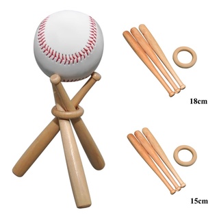Mini Baseball Bat,Baseball Wood Display Stand,Golf Tennis Storage Base,Baseball Holder Support