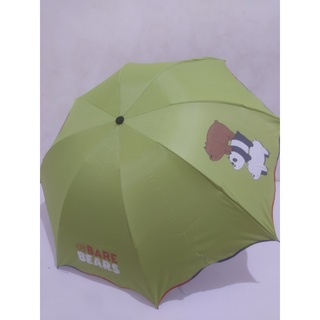 Paraguas plegable 3 motivos personaje desnudo oso fuerte resistente Anti UV Nagoya (5)