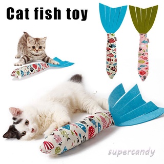 Gato Catnip juguetes gatos masticar juguetes en forma de pez cojín juguete con papel de ruido