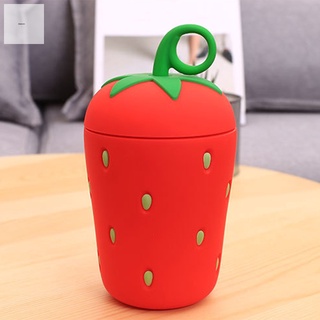 Creative Strawberry Water Cup Portable Heat-Resistant Stainless Steel Vacuum Flask for Home Camping Traveling (7)