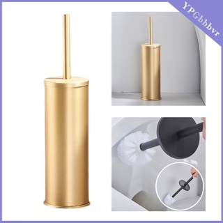 soporte de cepillo de inodoro de metal moderno juego de cepillos de inodoro para el baño práctico independiente cepillo de inodoro y soporte con (1)