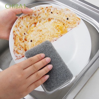 CHIBA1 5 piezas / set Almohadilla de lavado Alta eficiencia Utensilios de cocina Esponja discoide Limpiar Práctico Tela de limpieza Durable Servilleta Trapo de cocina Herramientas de limpieza doméstica