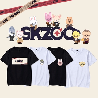 stray kids combinación go estudiantes skzoo la misma dibujos animados camiseta de manga corta ropa cosply halloween (1)