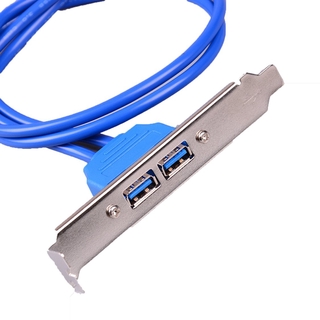 Soporte de expansión USB 3.0 de alta velocidad a Cable de cabecera de 20 pines de 2 puertos (7)