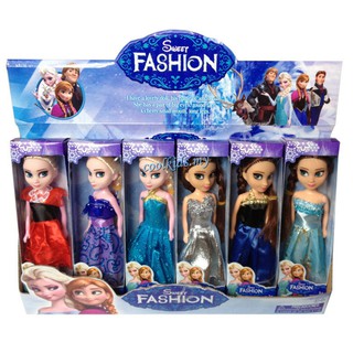 hot cod nuevo disney juguetes 6 unids/set anime dibujos animados películas frozen princesa anna y elsa muñeca regalo popular