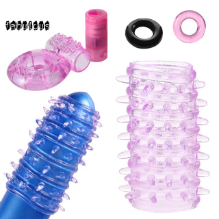 Fa macho silicona vibración pene condón manga anillo Delay eyaculación adulto juguete sexual (1)