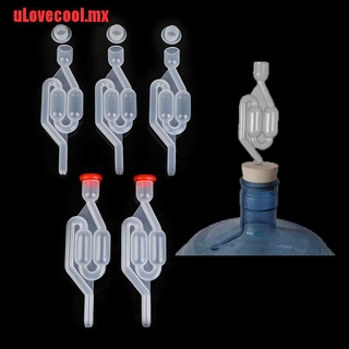 【uLovecool】5pcWater Seal Exhaust One way Home Brew Wine Fermentation Airlock S