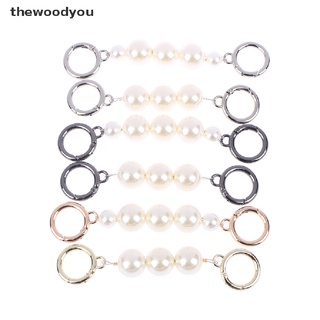 [thewoodyou] 1pc perla bolsa cadena correa extensor bolsa perla decorativa cadena bolsa accesorios.