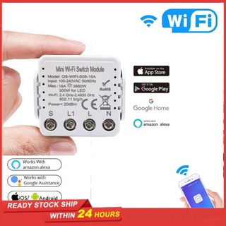 【Fast shipments】 WIFI Tuya Smart Switch WIFI Switch WIFI Socket Smart Switch Smart Socket 16A wildlife.mx