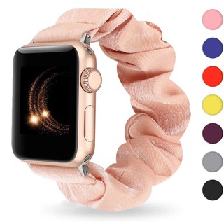 scrunchie correas de reloj elásticas para apple watch band series 6 5 4 3 38 mm 40 mm 42 mm 44 mm para iwatch correa pulsera 6 5 4