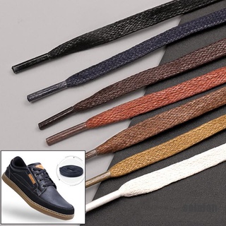 (solofan) 1 par de cordones planos redondos de cuero zapatos cuerdas de zapatos 80 cm/100 cm/120 cm/150 cm