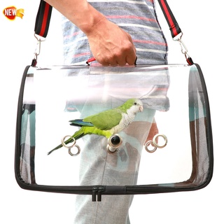 jaula ligera para porta pájaros transparente transparente pvc transpirable loros bolsa de viaje
