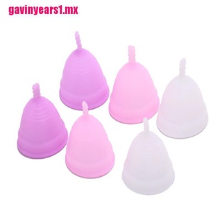 Promoción[gavmx] copa menstrual para mujeres producto de higiene de grado médico silicona uso de vagina (6)