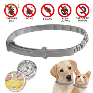 LPES1 Collar de cachorro retráctil accesorios repelente de pulgas perro gato Collar lindo gato Anti garrapatas productos para mascotas ajustable Anti mosquitos Collar de pulgas