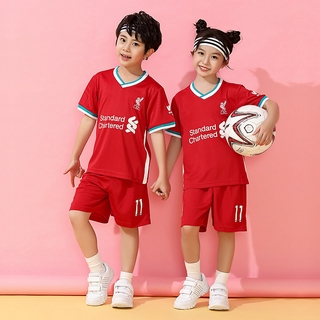 Temporada 20/21 The Reds Liverpool Jersey niños 11 Salah niños fútbol/soccer uniforme ropa de tren