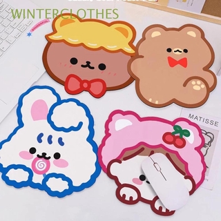winterclothes para niñas niños ratón almohadilla de dibujos animados escritorio almohadilla oso ratón almohadilla de oficina lindo conejo impermeable antideslizante taza