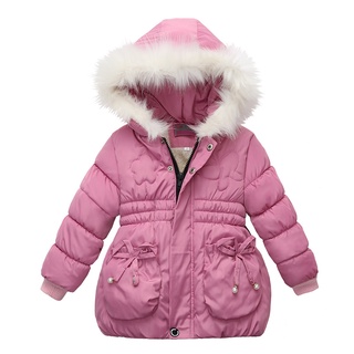 2 3 4 años invierno bebé niñas chamarra mantener caliente moda navidad abrigo con capucha cremallera lindo princesa disfraz ropa de abrigo ropa de niños