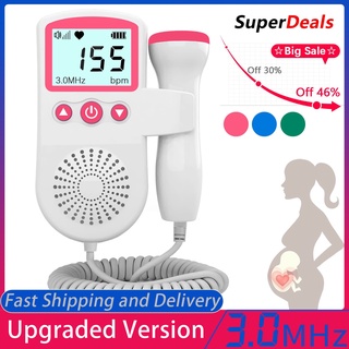 Doppler Fetal Monitor De Tasa De Hogar Para Bebés Embarazo