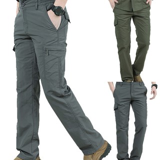 Super pantalón táctico Para hombre con múltiples bolsillos Para Escalada/senderismo/Uso al aire libre/color sólido/secado rápido (3)
