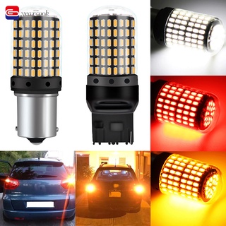 [listo Stock] 2 bombillas de lámpara de freno Canbus 1156/7440 3014 144SMD LED para coche