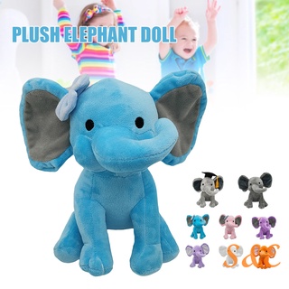 juguete de peluche anime elefante peluche muñeca suave tiro almohada decoraciones niños niños regalo de cumpleaños regalos 25 cm