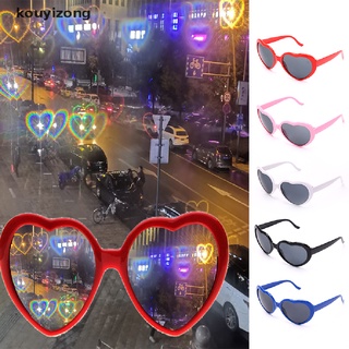 [kouyi2] lentes de difracción de efecto cardíaco con forma de corazón/lentes de efecto especial mx31