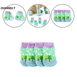 Channelly calcetines ligeros para perros/calcetines lindos para perros/mascotas cómodos para otoño