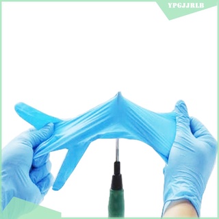 50Pairs Universal Strong Nitrile Gloves Disposable Gloves Soft Gardening Beauty Hair Dye Protective Glove for Home