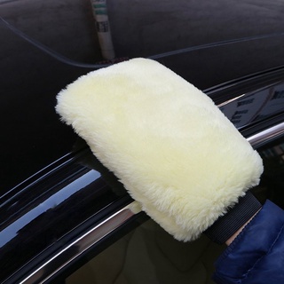 guantes de lana para lavado de coches de terciopelo de lana/guantes gruesos de doble cara