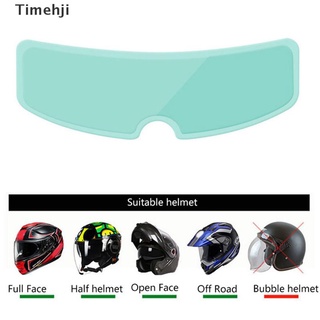 timehji casco de motocicleta universal anti niebla parche visera lente casco len película protectora mx