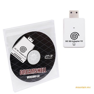 Moun DC SD TF Adaptador De Tarjeta Lector V2 Para SEGA Dreamcast Y Disco Con Cargador De Arranque DreamShell (1)