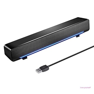 ~ altavoz estéreo de computadora con alimentación USB para Windows PC de escritorio ordenador portátil (1)