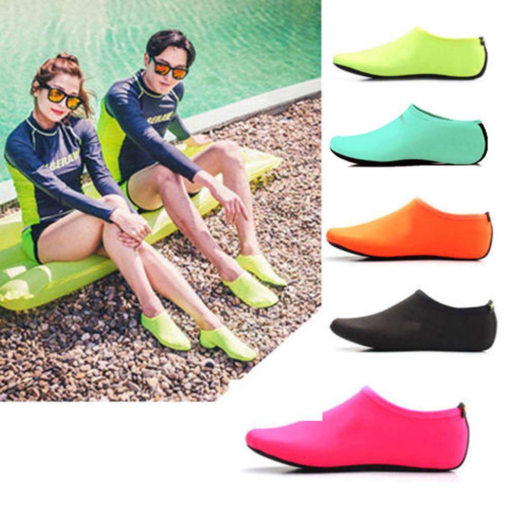 gzhouse hombres mujeres zapatos de agua aqua calcetín yoga ejercicio piscina deslizamiento surf