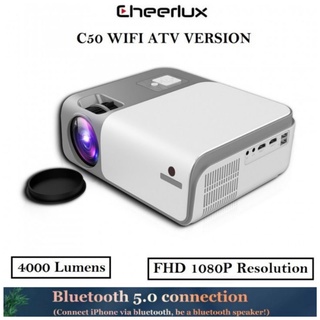 Cheerlux C50 WiFi ATV - proyector de 4000 lúmenes - Full HD 1080P - proyector Led (1)