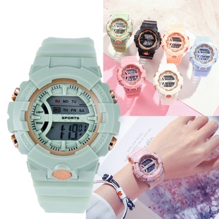 Mujer Hombre Reloj deportivo Digital LED Impermeable Exterior Simple