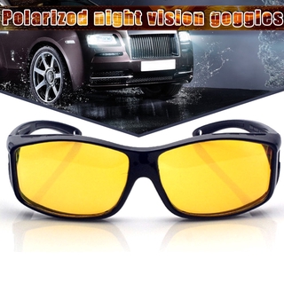 nuevas gafas de conducción nocturna anti deslumbrante visión nocturna hd polarizadas ajuste sobre envoltura alrededor de gafas envío