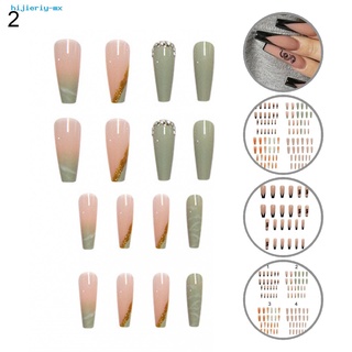 hijieriy Manicure Nail Art Tips False Nails Artificial Tips Detachable for Women