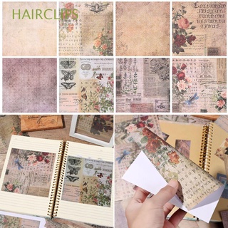 Clips de cabello 24 hojas creativas Retro DIY manualidades Primavera hechas a mano 6" X