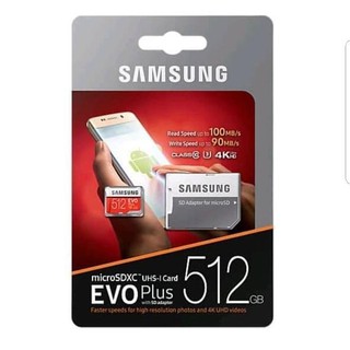 (tarjeta De memoria) samsung Micro SD tarjeta 512GB EVO Plus U3 UHS-1